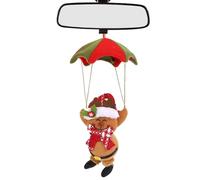 Rurunklee Parachute Père Noël | Ornements de Noël en montgolfière | Parachute de Noël, décoration de parachute pour la fête des mères, la famille