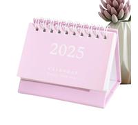 Rurunklee Petit calendrier de bureau - Calendrier créatif 2025 debout - Planificateur familial, calendrier de décoration de bureau, calendrier mensuel 2025 pour l'école, les horaires et les plans
