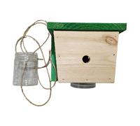 Rurunklee Piège à Abeilles en Bois, pièges à Abeilles en Bois Naturel | Contrôle des Abeilles de Charpentier d'extérieur, piège à Abeilles à Miel, Depuis Les -toits, Les balustrades de terrasse