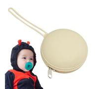 Rurunklee Pochette à fermeture éclair en silicone, étui porte-sucette en silicone - Pochette de rangement portable en silicone étanche | sac de rangement à fermeture éclair avec corde pour clés