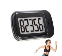 Rurunklee Podomètre de Course, Compteur de Pas de Marche | Compteur de Pas précis Compteur de Distance de Marche | Podomètre Simple Grand écran - Suit Les Pas avec précision pour Hommes, Femmes,