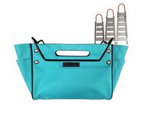 Rurunklee Porte-outils échelle | Panier d'échelle avec poches latérales en tissu Oxford imperméable - Résistant aux rayures - Sacs à outils pour travailleurs du bâtiment, réparateurs, électriciens,