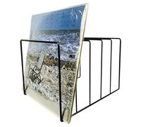 Rurunklee Support pour disques vinyles | Rangement | Porte-brochures | Métal noir | Support pour disques vinyles | Support pour magazines et livres | Vinyle décoratif, l, Voir description, Voir