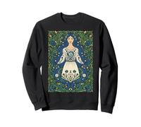 Rusalka Slavic Water Nymphe Païen Spirit Folk Art Sweatshirt