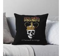Rush A Farewell To Kings Taie d'oreiller Polyester Lin Velours Creative Zip Decor Home Housse de coussin