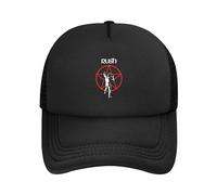 Rush-Adult Casquette de baseball en maille de couleur unie Rock Band 2112-Star Trucker Mesh Fitted Cap Merch réglable Snap-Back Dad Casquette de pêche pour homme Protection solaire Unisexe, Rush-15,
