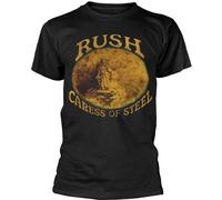 Rush - "Caress Of Steel" T-shirt Homme/Femme Unie PH590 (M) (Noir)