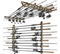 Rush Creek Creations Support mural pour canne à pêche 3 en 1, 11, Mixte, camouflage, taille unique