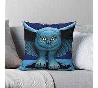 Rush Fly By Night Taie d'oreiller carrée Polyester Lin Velours Imprimé Fermeture Éclair Décor Taie d'oreiller Canapé Housse de coussin