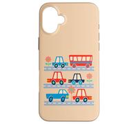 Rush Hour Véhicules de Transport rétro pour Enfants Voitures Camions Bus Coque pour iPhone 16 Plus