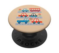 Rush Hour Véhicules de Transport rétro pour Enfants Voitures Camions Bus PopSockets PopGrip Adhésif