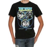Rush Live in Concert T-Shirt Rock Band New Authentic & Official Black Manches Courtes(Small)
