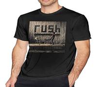 Rush Roll The Bones Men Fashion Casual Short Sleeve T Shirt Black L