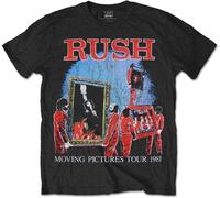 Rush T-shirt 1981 Tour Unisex Black XL