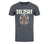 Rush Backstage Club T-shirt American Tour 1977 Homme Gris