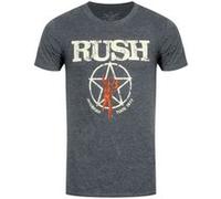 Rush T-Shirt American Tour 1977 Homme Gris - Taille M Gris G