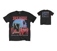 Rush - T-Shirt # L Black Unisex # 1981 Tour [Import]