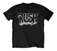 Rush - T-Shirt # L Unisex Black # Logo [Import]
