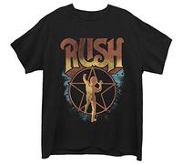 Rush - T-Shirt # L Unisex Black # Starman [Import]