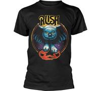 Rush T-shirt Owl Star Unisex Black M