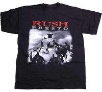 Rush T Shirt - Presto Cover 100% GEDDY Lee Prog Rock Alex LIFESON Manches Courtes(XX-Large)