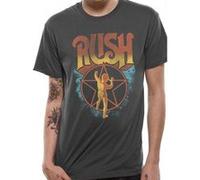 Rush - T-Shirt STARMAN - Unisexe (XL) (Noir) - UTCI745 Noir