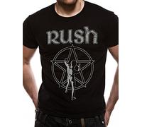 Rush - T-Shirt (Unisex-S) Starman (Black) [Import]