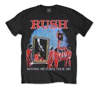 Rush - T-Shirt # XL Black Unisex # 1981 Tour [Import]