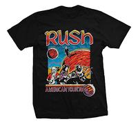 Rock Off Trade T-shirt Rush XL unisexe noir US Tour 1978 Import