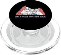 Rushmore Presidents Some Heads are Harder Than Other Funny PopSockets PopGrip pour MagSafe
