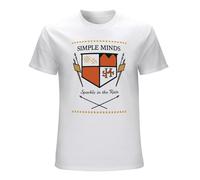 RUSHUI Simple Minds Sparkle in The Rain Men's Short Sleeve T-Shirt Top Size M