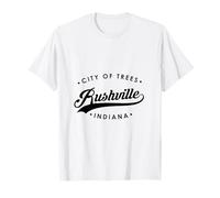 Rushville Indiana City of Trees Logo rétro pour Homme et Femme T-Shirt