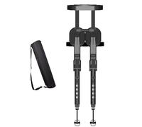 Rusopobe Chaise Portable - Siège à lévitation exosquelette Support de Jambe Invisible et réglable - Tabouret de pêche Invisible pour l'extérieur et Le Camping(Black)
