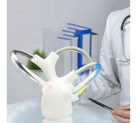 Rusopobe Modèle Anatomique d'oreille Humaine 3D, modèle de Canal Semi-Circulaire d'oreille Professionnel modèle d'oreille Interne en PVC modèle de Simulation de Cadeau d'anatomie Scientifique(Left)