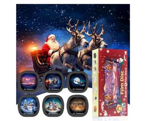 Rusoso Disque de projection professionnel pour Halloween, version d'Halloween, 6 disques galaxie HD remplaçables, pour cour, terrasse, fenêtre, jardin, décoration murale, intérieur et extérieur