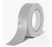 Rusoz Gaffer Argent De Réparation 25mm x 20m Ruban Adhésif Toilé Extra Fort Duct Tape Large d'étanchéité Imperméable en Tissu Coloré Pour Réparer, Consolider, Colmater, Connecter