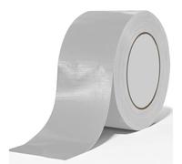 Rusoz Gaffer Argent De Réparation 50mm x 20m Ruban Adhésif Toilé Extra Fort Duct Tape Large d'étanchéité Imperméable en Tissu Coloré Pour Réparer, Consolider, Colmater, Connecter