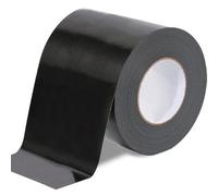 Rusoz Gaffer Noir De Réparation 75mm x 20m Ruban Adhésif Toilé Extra Fort Duct Tape Large d'étanchéité Imperméable en Tissu Coloré Pour Réparer, Consolider, Colmater, Connecter