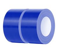 Rusoz Lot de 2 Rouleaux de Gaffer Bleu De Réparation 50mm x 20m Ruban Adhésif Toilé Extra Fort Duct Tape Large d'étanchéité Imperméable en Tissu Coloré Pour Réparer, Consolider, Colmater, Connecter