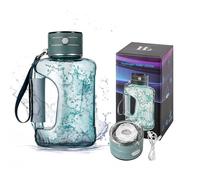 Ruspela Bouteille d'eau hydrogène 1,5 L - Générateur d'eau hydrogène portable, haute concentration d'hydrogène, 0 chlore et 0 ozone, certifiée pour la maison, le bureau et les voyages