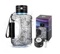 Ruspela Bouteille d'eau hydrogène 1,5 L - Générateur d'eau hydrogène portable, haute concentration d'hydrogène, 0 chlore et 0 ozone, certifiée pour la maison, le bureau et les voyages