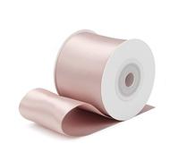 RUSPEPA 50 mm De Large Double Face Ruban Satin - 9 Mètres (813 Champange)