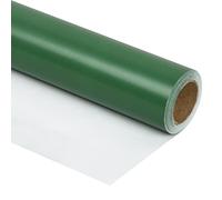 RUSPEPA Papier Cadeau Brillant Vert - Mini Rouleau - Couleur Unie Pour Mariage, Anniversaire, Douche, Félicitations Et Cadeaux De Vacances - 44,5 cm X 10 m