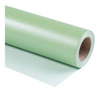 RUSPEPA Papier cadeau mat vert sauge, mini rouleau, vert uni, brillant nacré, idéal pour Pâques, un anniversaire, un mariage, une baby shower, Noël et un bouquet fait maison, 43,2 cm x 10 m