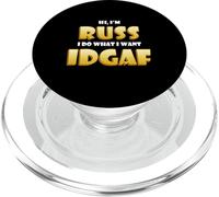 Russ Costume IDGAF Funny Meme Russ Halloween Costume Russel PopSockets PopGrip pour MagSafe