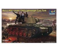 Trumpeter Kit de maquette 1:35 – Char russe KV-1 Modèle 1942 – Coque moulée légère – TR00360