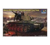 Trumpeter Kit de maquette 1:35 – Char russe KV-1 Modèle 1942 – Coque moulée légère – TR00360