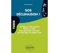 Russe. SOS déclinaison - Maria Zeltchenko - Ellipses - broché - Méthode de langue