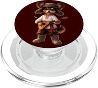 Russe Toy Terrier Russe Musical sur Balalaïka PopSockets PopGrip pour MagSafe