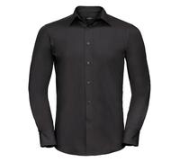 Russell 924M pour Hommes Manches Longues sur Mesure Facile Soin Chemise Popeline